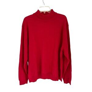 Club Room XLarge Sweater Pullover Merino Wool Burgundy Red